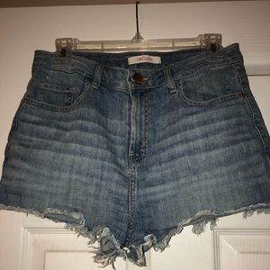 Size 8 barely worn jean shorts